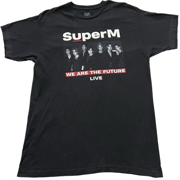 Super M We are the Future Concert Tour T-Shirt, Size L - Picture 1 of 7